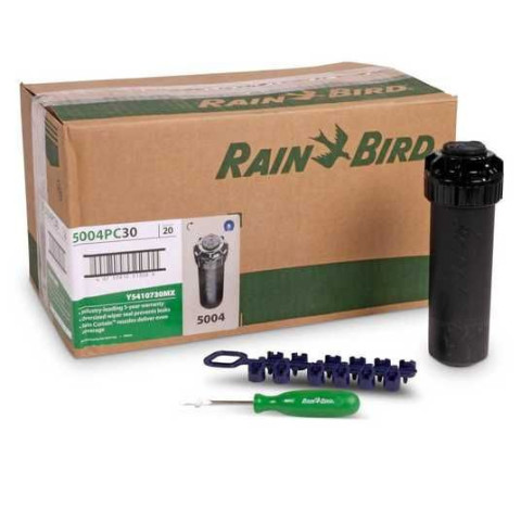 Роторний зрошувач Rain Bird 5004E-PC 3/4"ВР, H=10 см, R=6,1 м - 15,2 м, сектор 40-360°