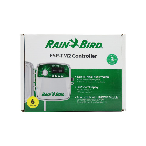 Контролер управління Rain-Bird ESP-TM2-6 на 6 зони (зовнішній) з підтримкою WI-FI