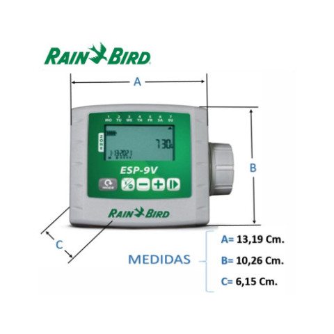 Автономний контролер Rain-Bird ESP-9VI6 на 6 станцію, зовнішнє використання IP68