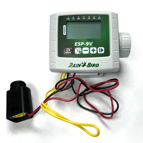 Автономний контролер Rain-Bird ESP-9VI1 DVF Kit на 1 станцію + EMK 100-DVF, зовнішнє використання IP68
