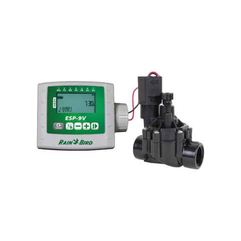 Автономний контролер Rain-Bird ESP-9VI1 DVF Kit на 1 станцію + EMK 100-DVF, зовнішнє використання IP68